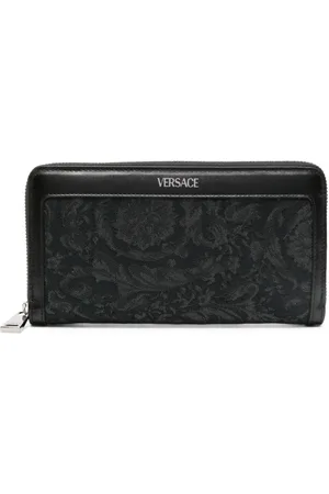 VERSACE Portafoglio Barocco con effetto jacquard