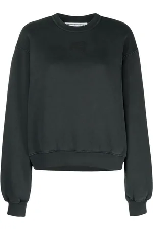 Alexander Wang Felpa con logo goffrato