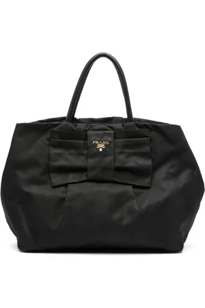 Prada Borsa a mano con fiocco anni 