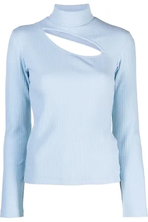 Des Phemmes Top a coste con dettaglio cut-out