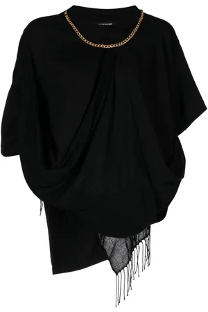 JUNYA WATANABE Top con dettaglio frangia