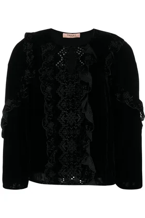 Twin-Set Blusa con ricamo