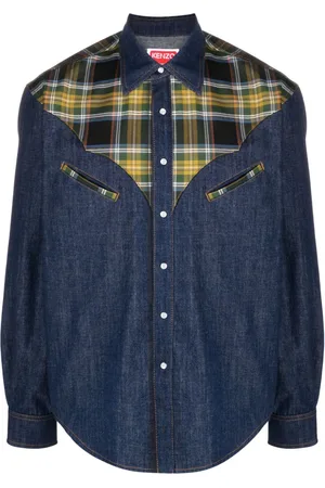 Kenzo Gonna denim a quadri