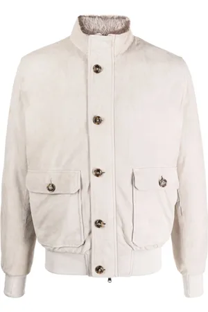 BARBA Giacca-camicia con colletto ampio