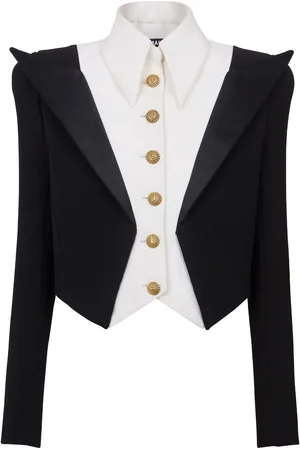 Balmain Giacca 6-Button Spencer crop