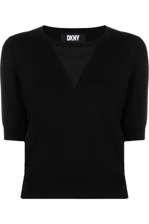 DKNY Maglione corto con scollo a V