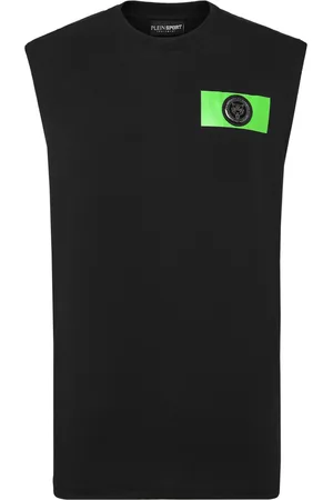 Philipp Plein Canotta con placca logo