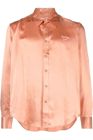 MARTINE ROSE Camicia con ricamo