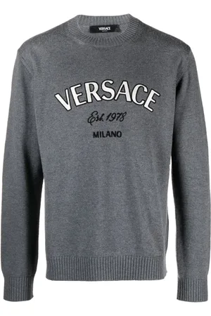 VERSACE Maglione Milano Stamp con ricamo