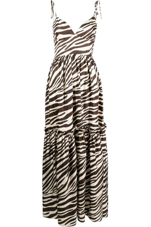 Cynthia Rowley Abito lungo con nodo