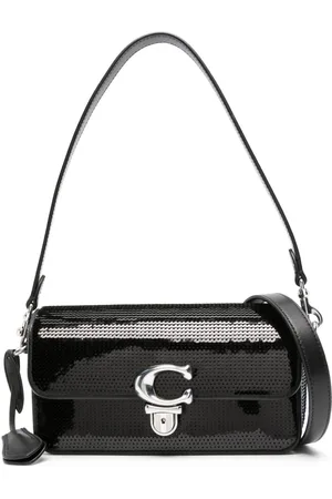 Coach Borsa a spalla Studio con paillettes