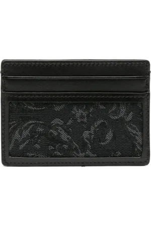 VERSACE Portacarte Barocco con effetto jacquard