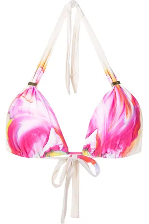 Lenny Niemeyer Bikini a triangolo con stampa astratta