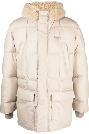 Prada Cappotto imbottito con cappuccio