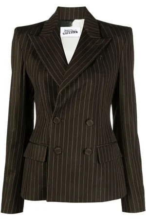 Jean Paul Gaultier Blazer doppiopetto gessato