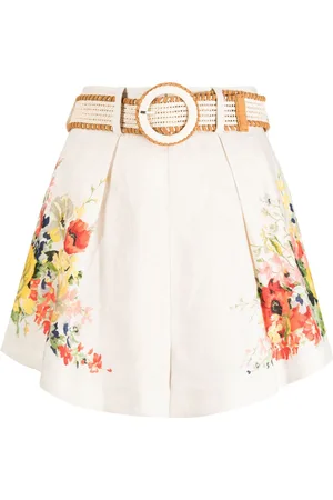 ZIMMERMANN Shorts Alight Tuck a fiori