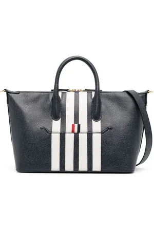 Thom Browne Borsa tote con dettaglio a 4 righe