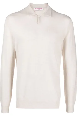 Orlebar Brown Polo Bruno a maniche lunghe