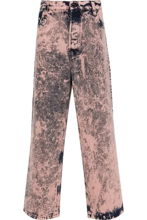 Etudes Jeans District Overdyed a gamba ampia