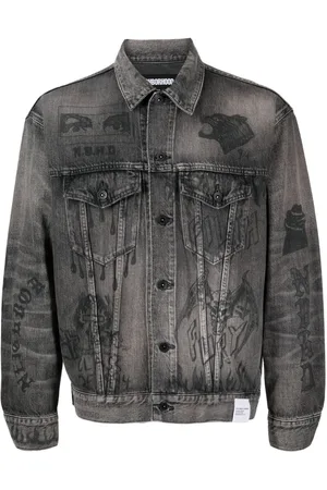 NEIGHBORHOOD Giacca denim Type-3 con stampa