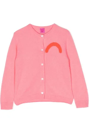 Cashmere In Love Cardigan Alta con intarsi