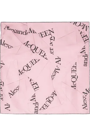 Alexander McQueen Foulard con effetto jacquard