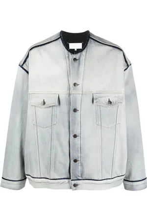 Maison Margiela Giacca denim con logo
