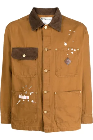 Izzue Giacca-camicia con ricamo