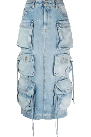The Attico Gonna denim