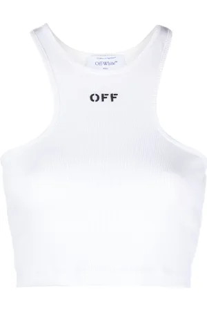 OFF-WHITE Top corto Off-Stamp
