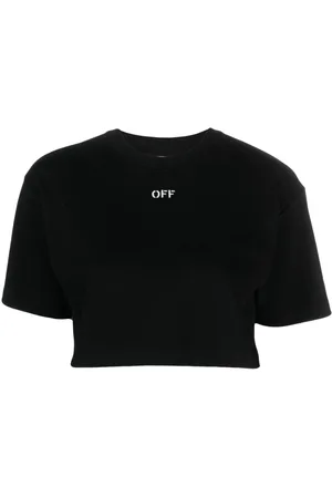 OFF-WHITE T-shirt Off-Stamp crop