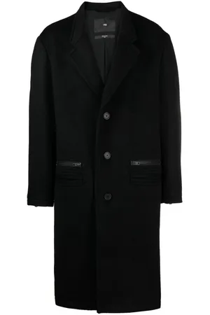Y-3 Cappotto monopetto sartoriale x adidas