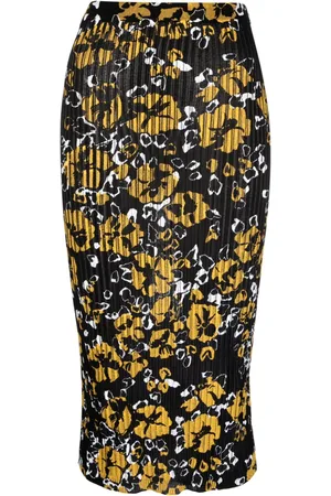 Lanvin Gonna midi svasata a coste