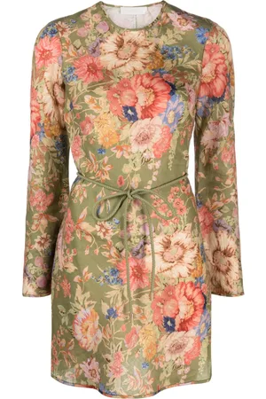 ZIMMERMANN Abito corto August a fiori