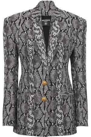 Balmain Blazer 2-Button con stampa