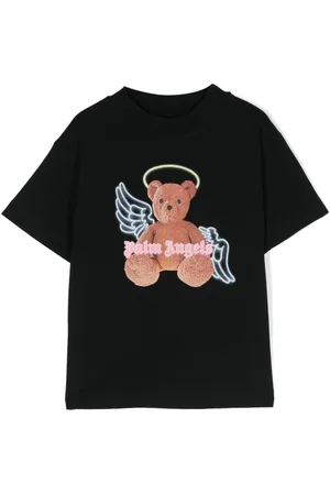 Palm Angels T-shirt Bear Angel con stampa