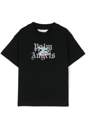 Palm Angels T-shirt con stampa skateboard x Keith Haring