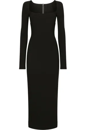 Dolce & Gabbana Abito midi con scollo quadrato