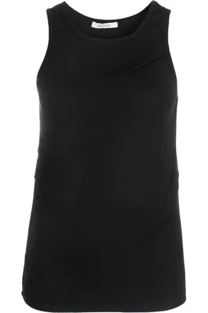 Gauchere Top smanicato girocollo