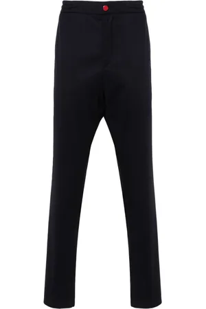 Kiton Pantaloni affusolati con applicazione