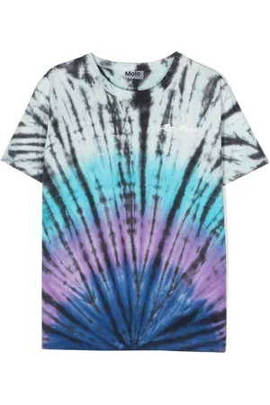 Molo T-shirt Riley con fantasia tie-dye