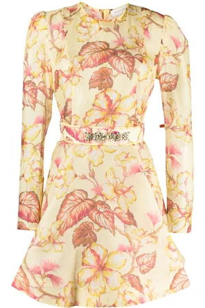 ZIMMERMANN Abito Hibiscus corto a fiori