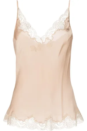 CARINE GILSON Canotta in pizzo Calais Caudry