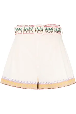 ZIMMERMANN Shorts con ricamo August
