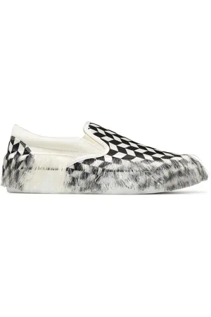 DOUBLET Sneakers a quadri con frange