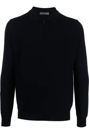 corneliani Polo leggera in lana vergine