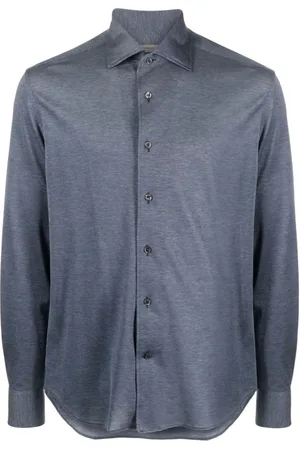corneliani Camicia con spacchetto sul collo