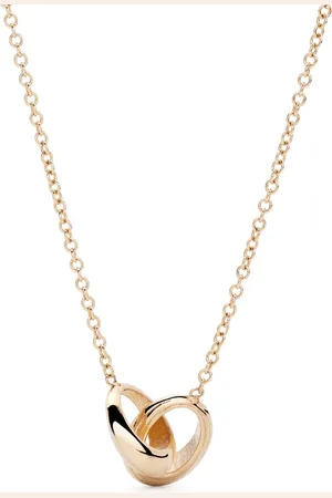 Lizzie Mandler Collana a catena Micro Crescent in giallo 18kt