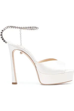 Jimmy Choo Sandali Saeda con cristalli 125mm