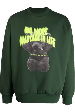 Izzue Felpa Teddy Bear con stampa